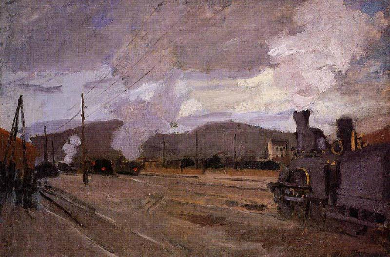 Claude Monet The Gare dArgenteuil